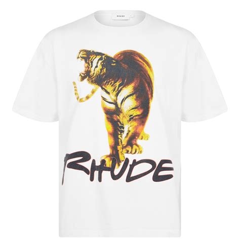 rhude tiger shirt